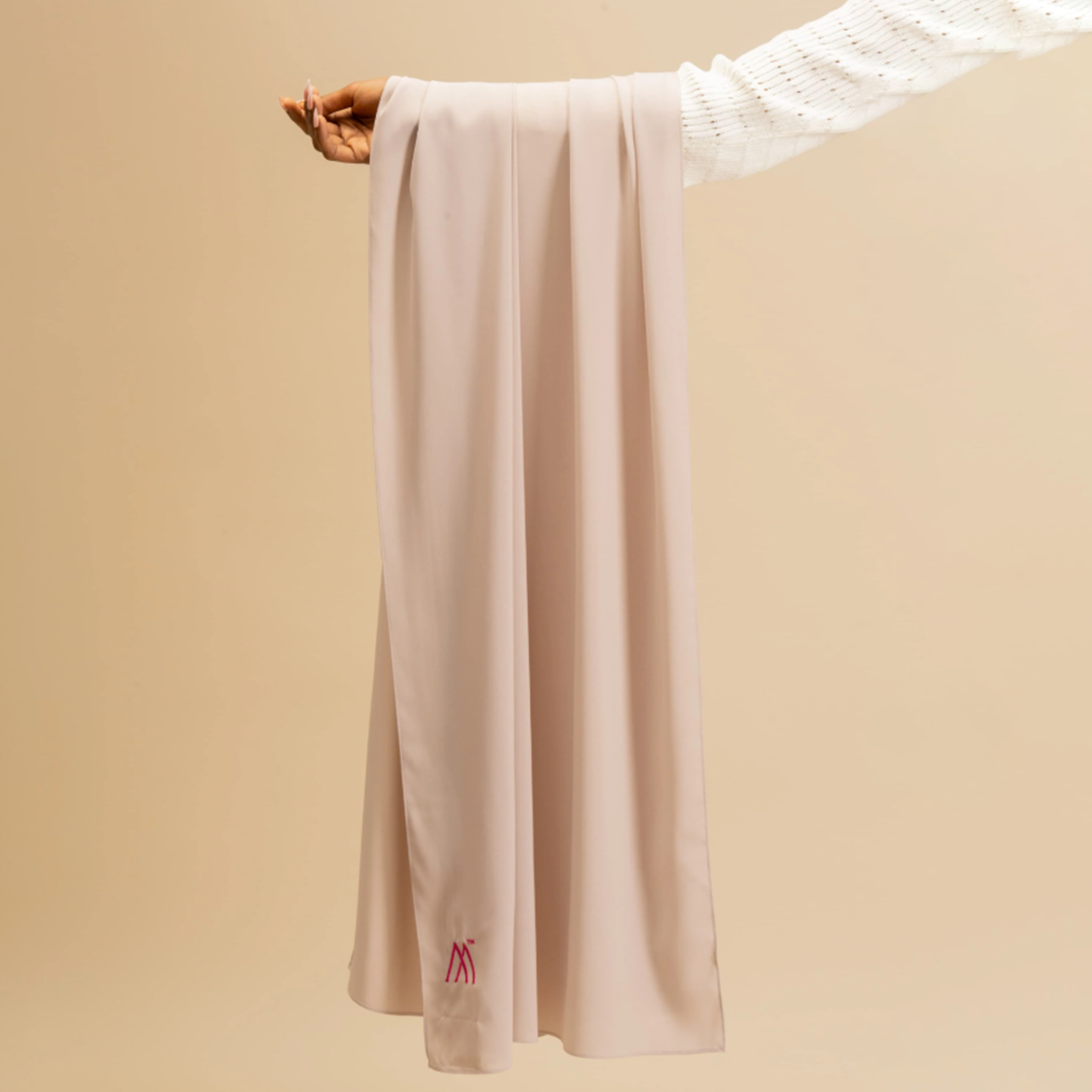Moon White Premium Chiffon Scarf - Modest Clothing For Women | Armario Modesto