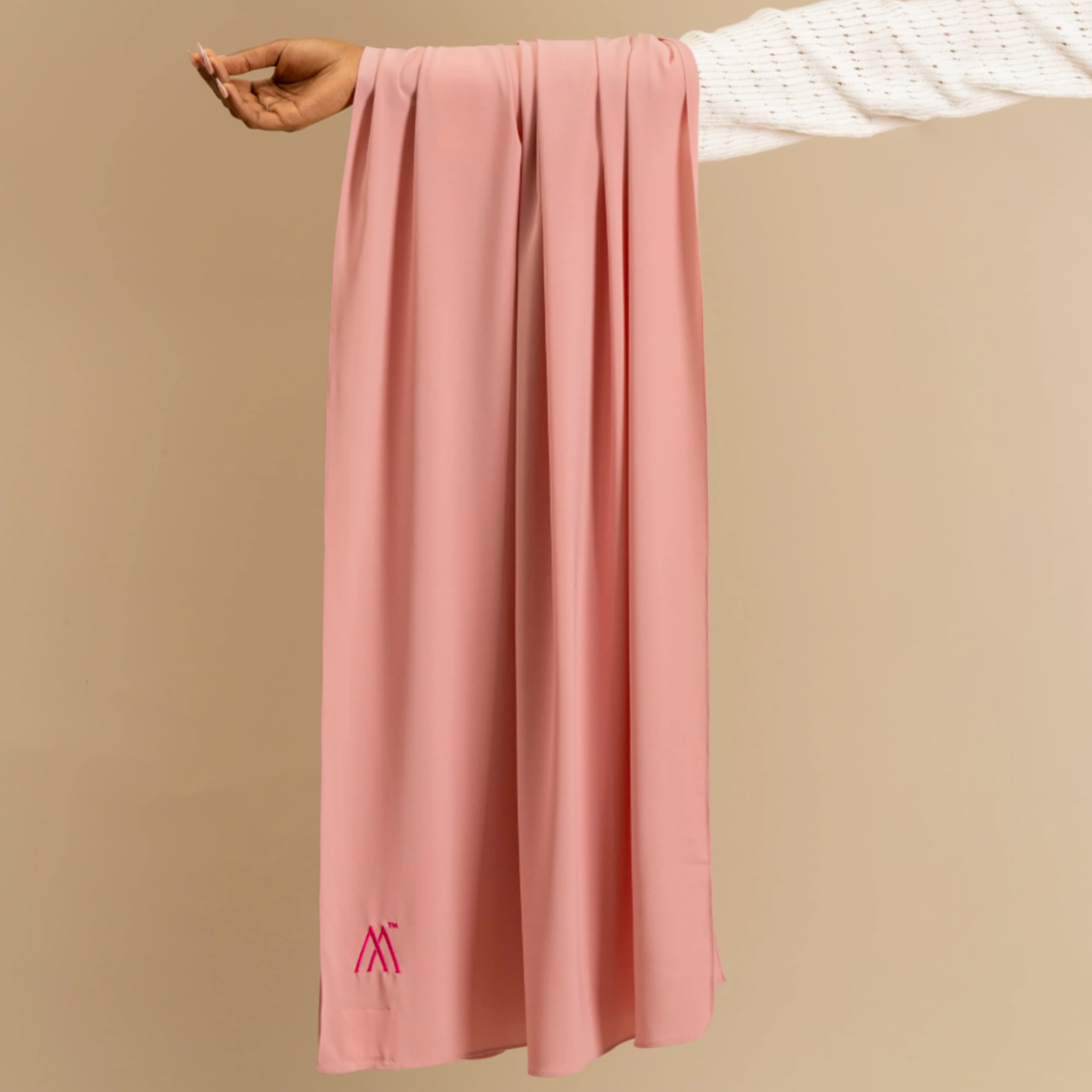 Powder Pink Premium Chiffon Scarf - Modest Clothing For Women | Armario Modesto