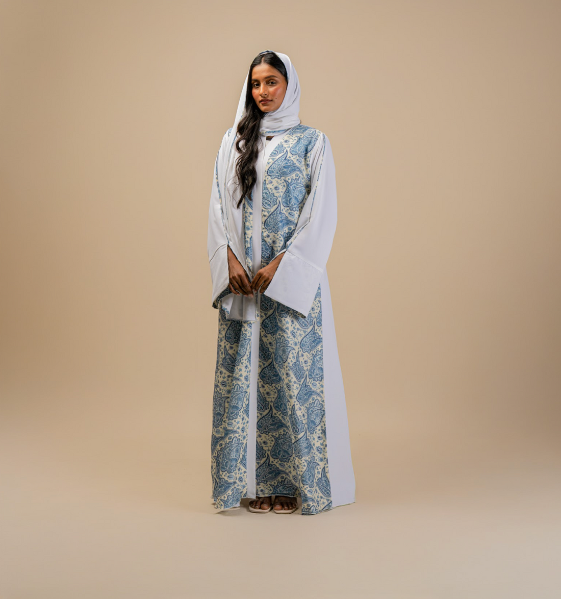 Into The Waves Abaya - Modest Wear Dresses Online India

