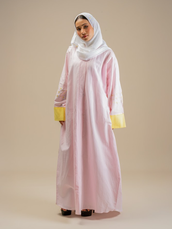 Daisy Linen Abaya | Modest Wear for Women – Armario Modesto
