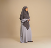 modest wear – Dusk Khimar abaya with matching khimar hijab