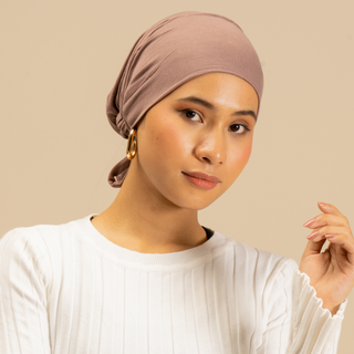 Dusty Rose Classic Under scarf - modest ladies dresses | Armario Modesto