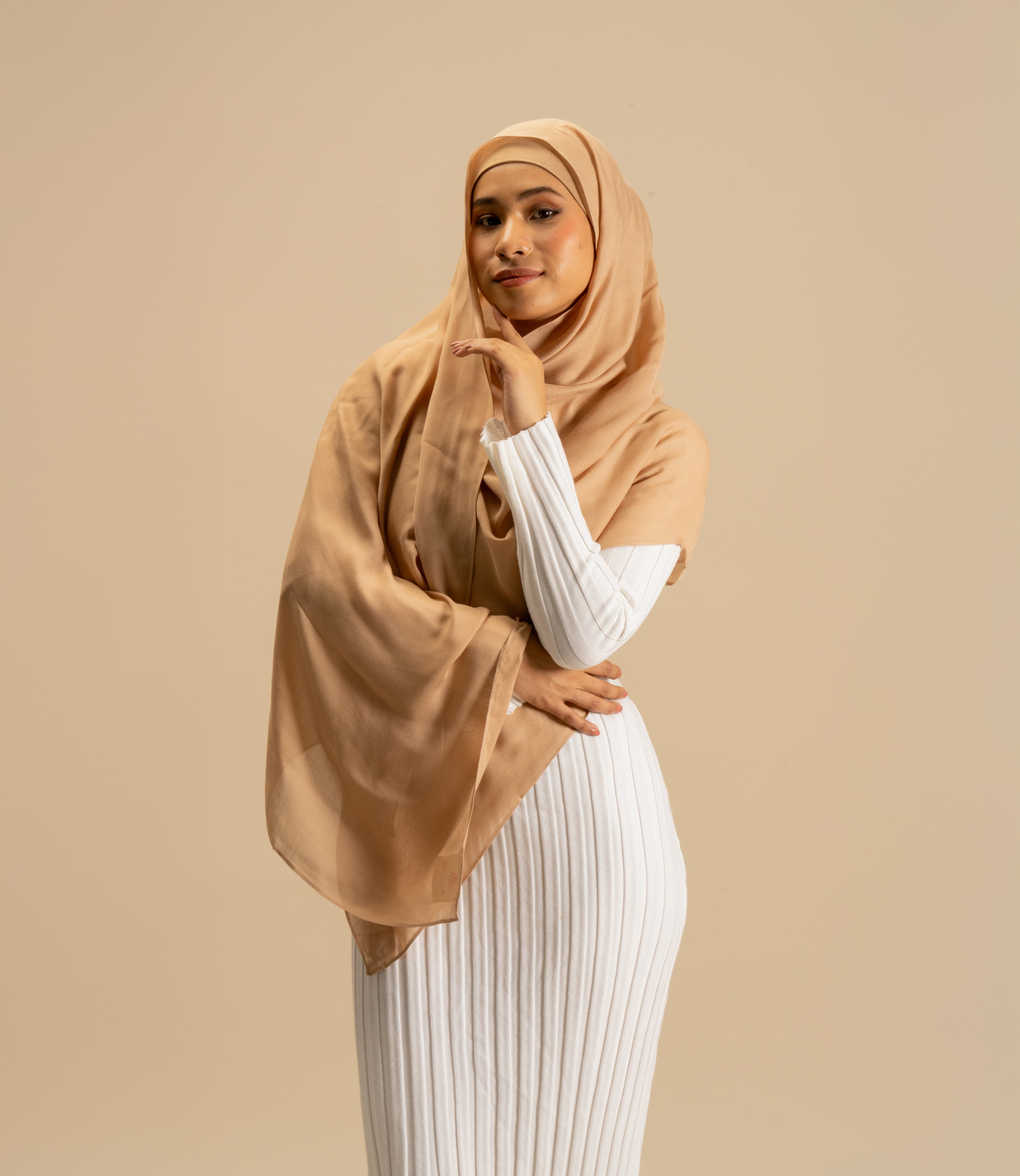 True Nude Premium Modal Scarf - Modest Clothing For Women | Armario Modesto