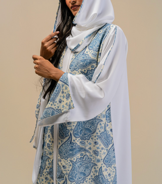 Into The Waves Abaya - Modest Wear Dresses Online India

