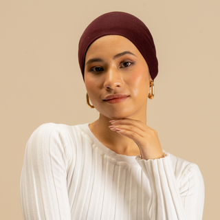 Maroon Classic Under scarf - Modest Clothing For Women | Armario Modesto