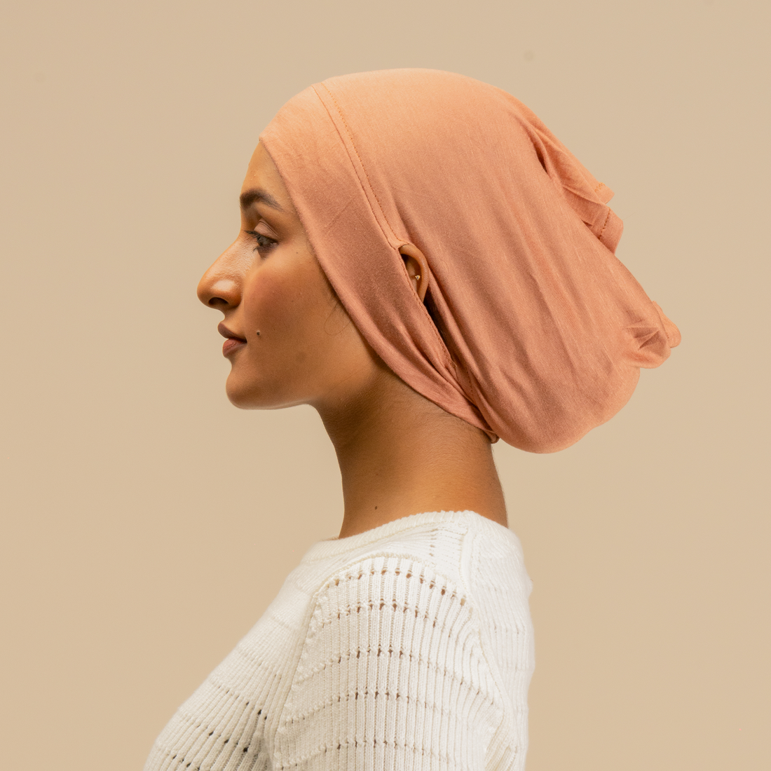 Caramel Tube Underscarf - Modest Wear For Women | Armario Modesto