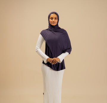 Navy Hijab - Modest Wear For Women | Armario Modesto