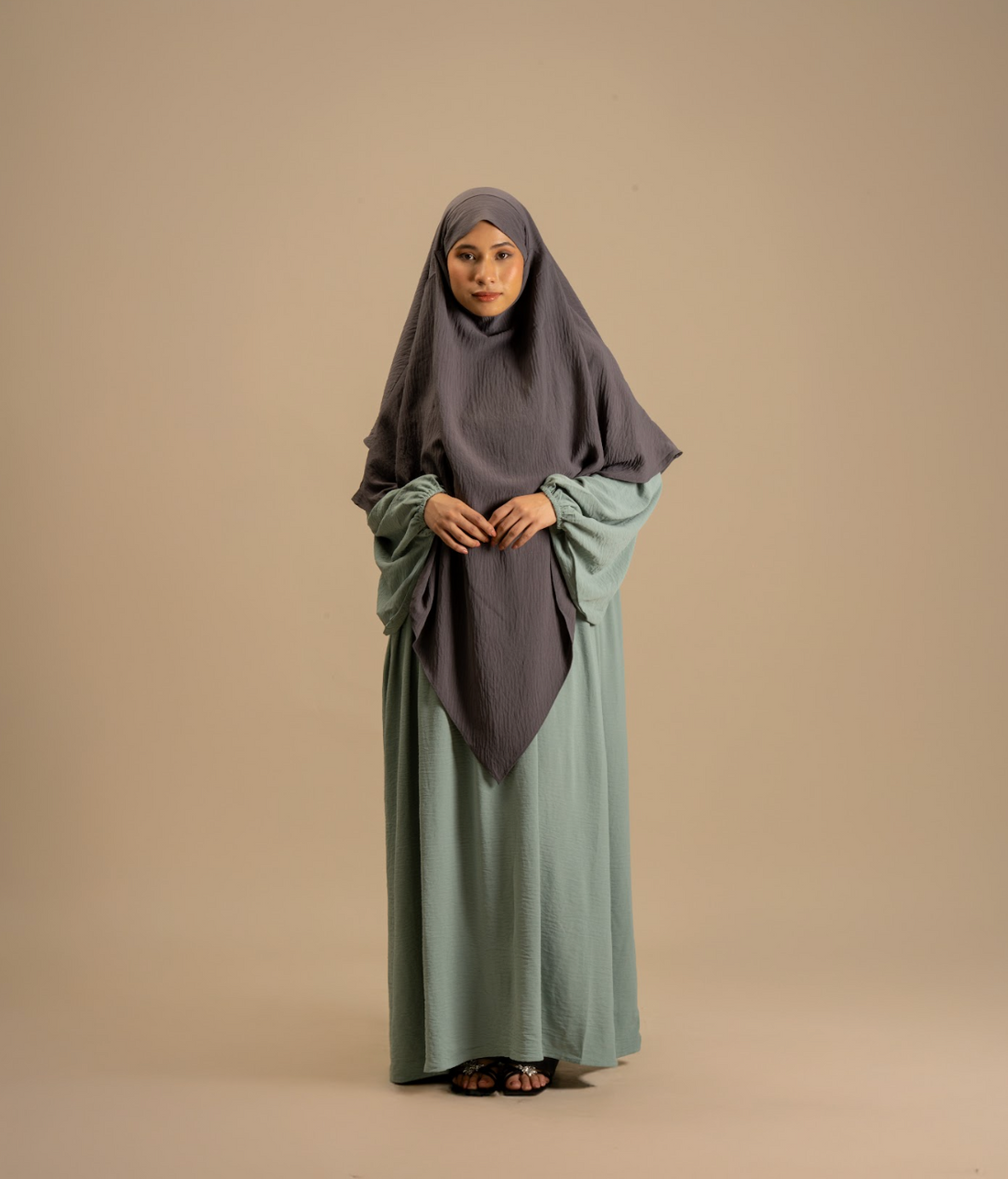 Olive Khimar - Modest Wear & Abaya Set for Women | Armario Modesto