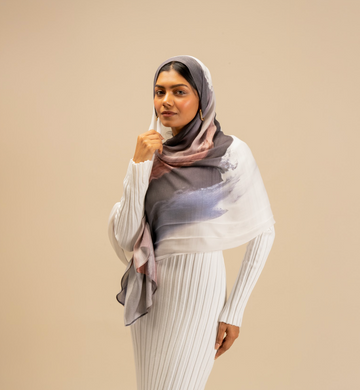 Rose Marble Printed Modal Scarf - Modest Clothing For Women | Armario Modesto
