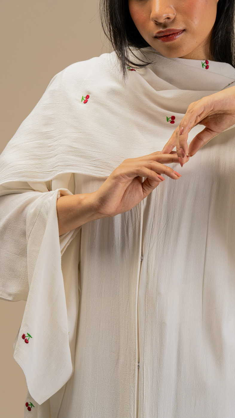 White Cherry Blossom  | Modest Wear for Women  – Armario Modesto