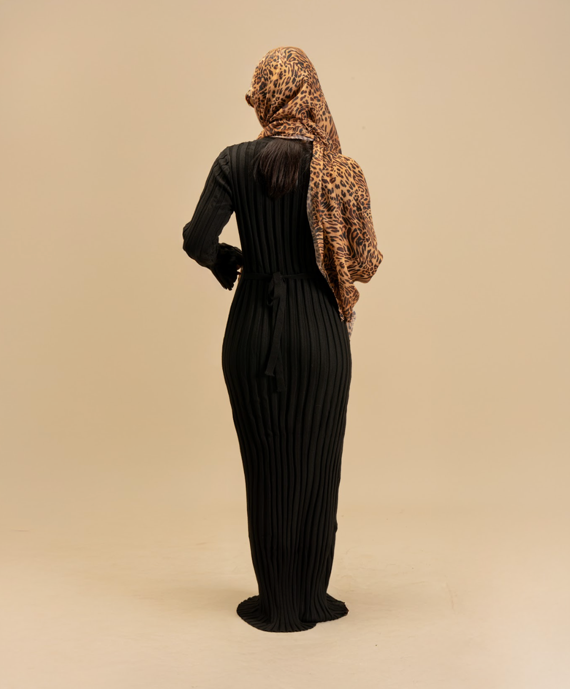 Brown Leopard Printed Modal Scarf - Modest Clothing For Women | Armario Modesto