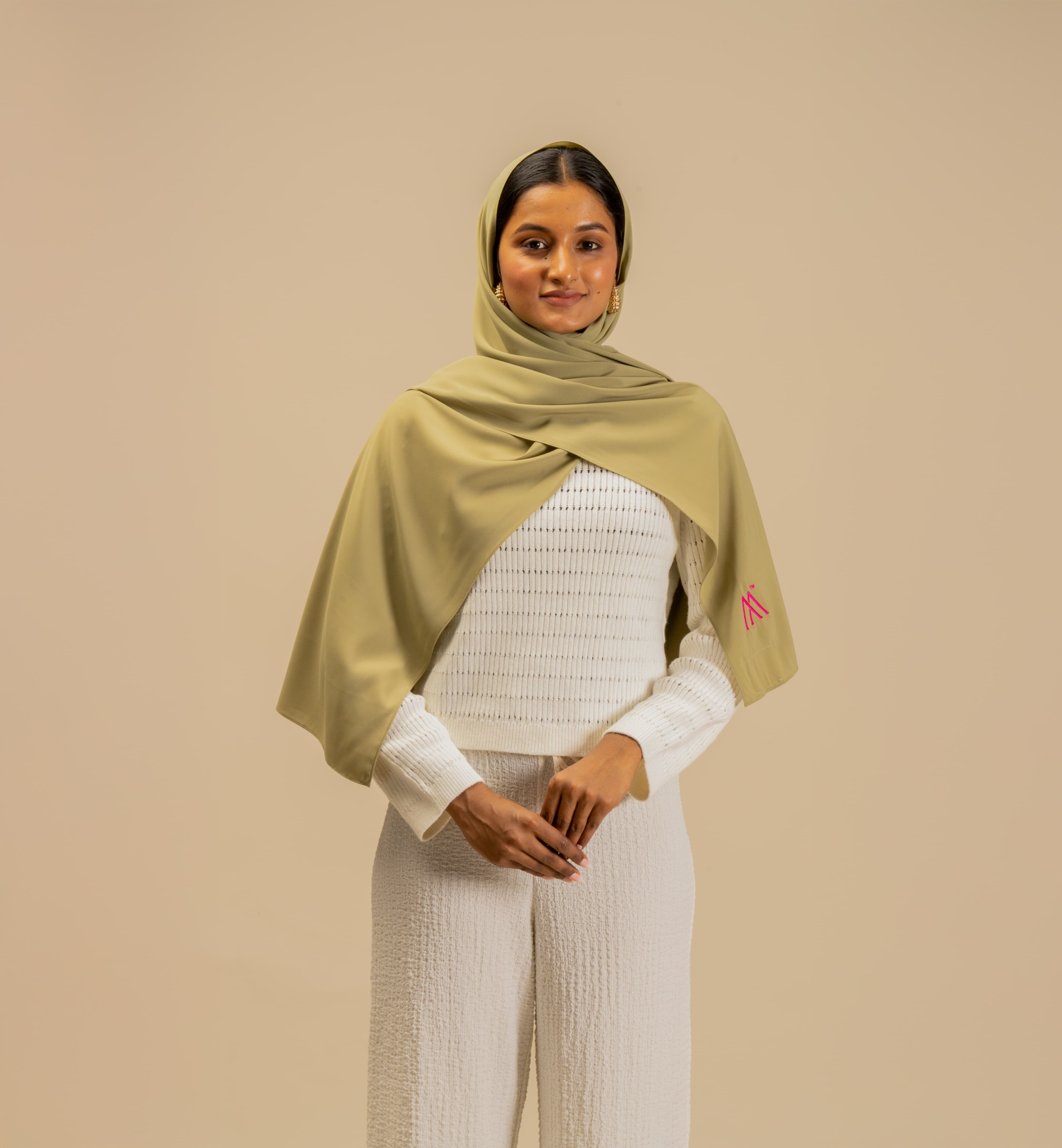 Avocado Premium Chiffon Scarf - Modest Wear For Women | Armario Modesto