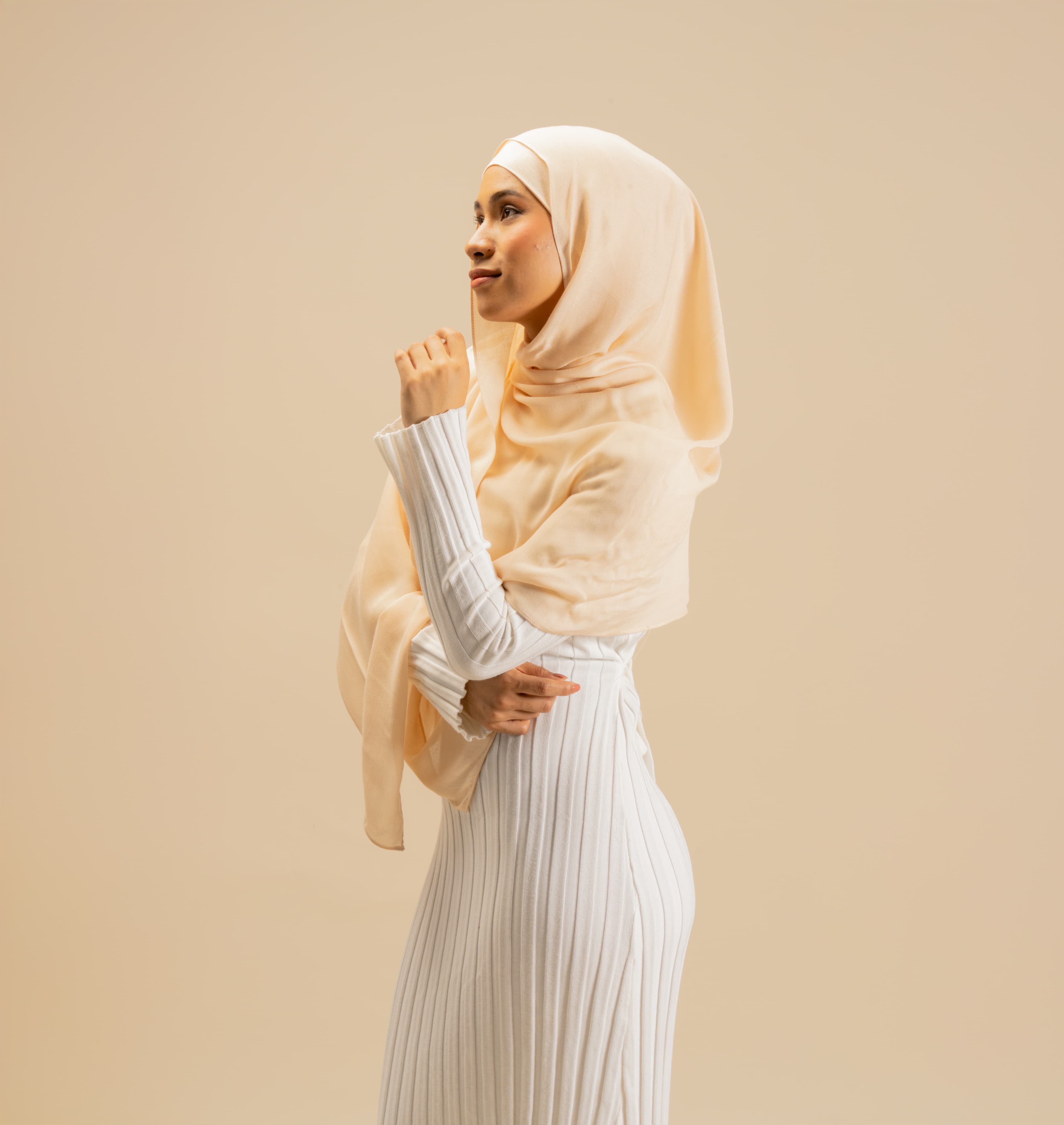 Warm White Premium Modal Scarf - Modest Clothing For Women | Armario Modesto