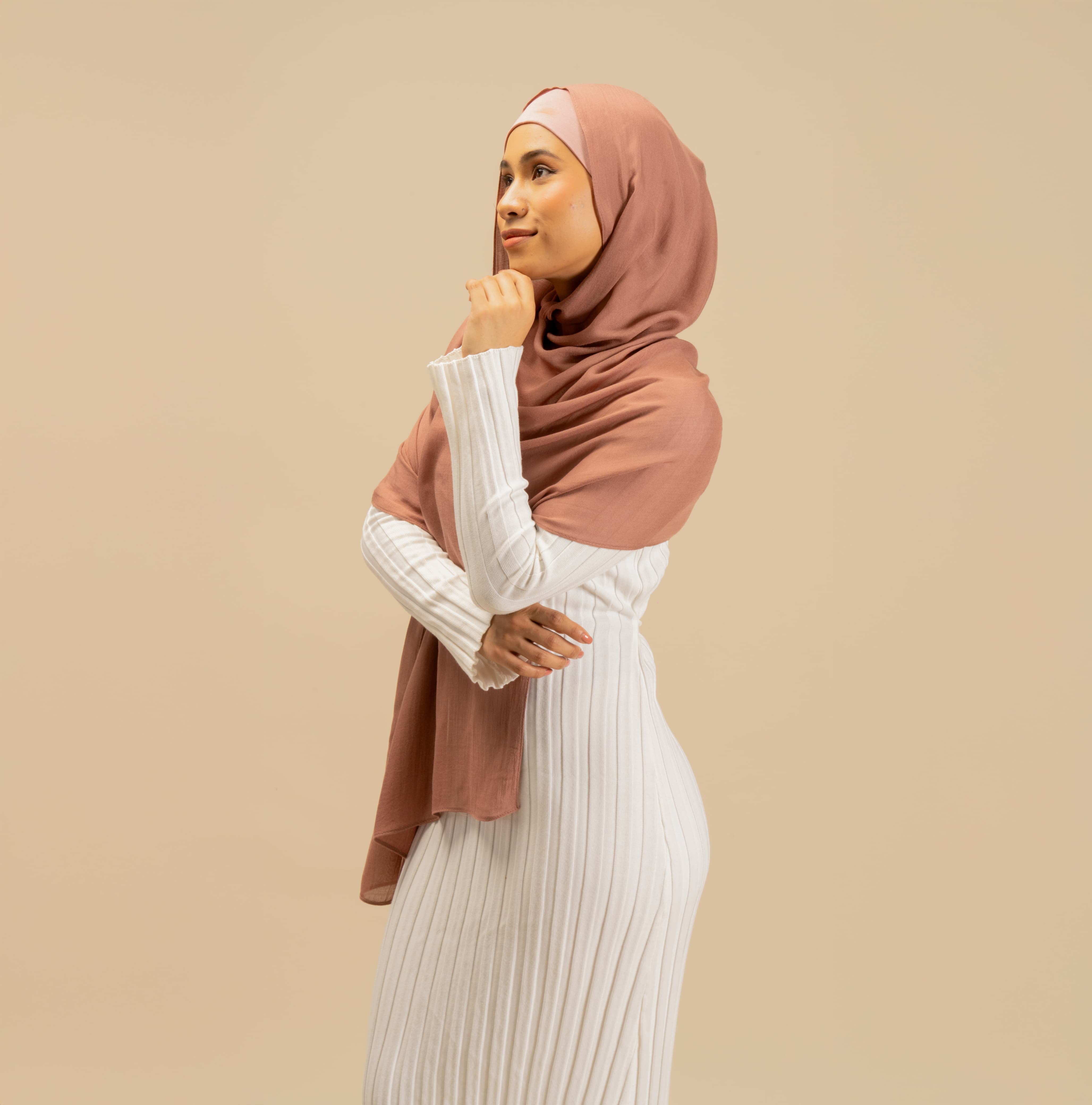 Dusty Rose Premium Modal Scarf - Modest Clothing For Women | Armario Modesto