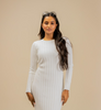 White Bodycon Dress - Modest Wear for Women | Armario Modesto