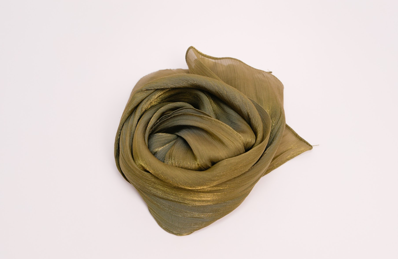 Jade Green Organza Hijab - Modest Wear For Women | Armario Modesto