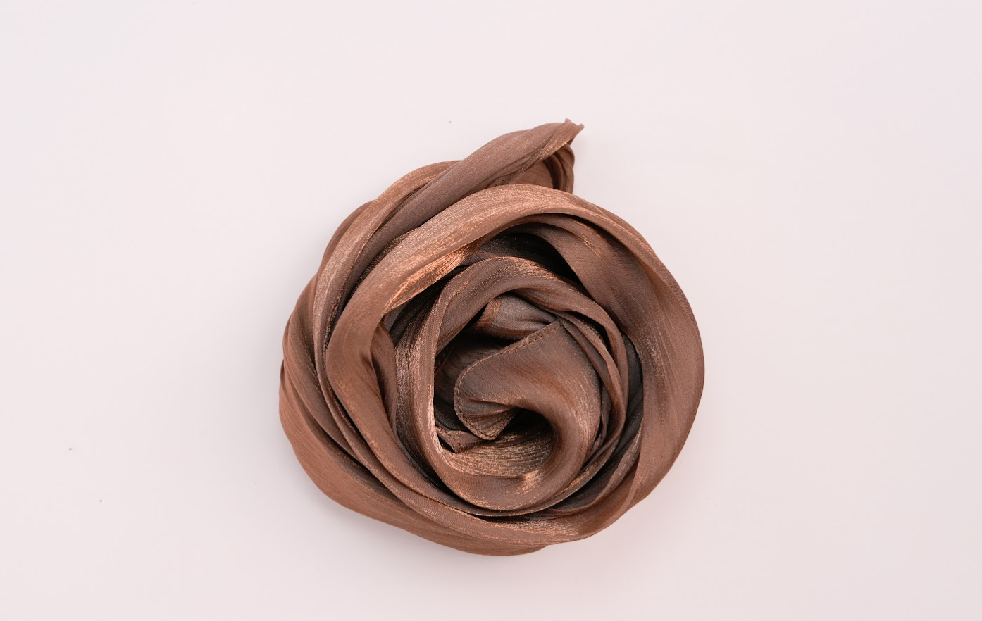 Cedar Brown Organza Hijab - Modest Wear For Women | Armario Modesto