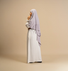 Two-piece abaya with khimar hijab in breathable fabric