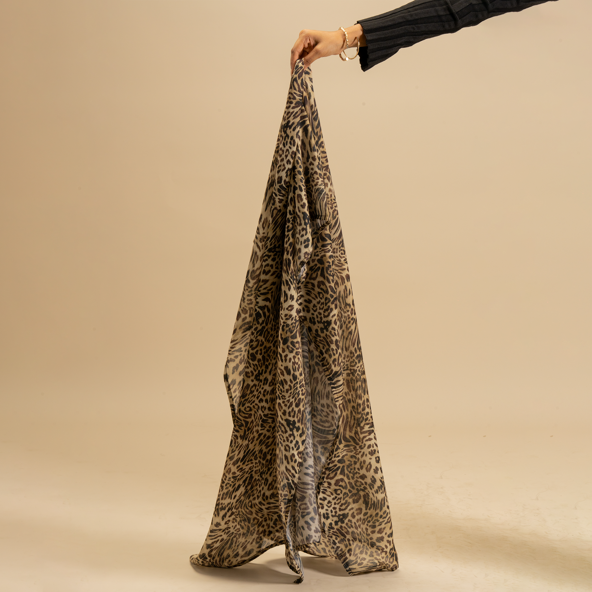 Mint Leopard Printed Modal Scarf - Modest Clothing For Women | Armario Modesto