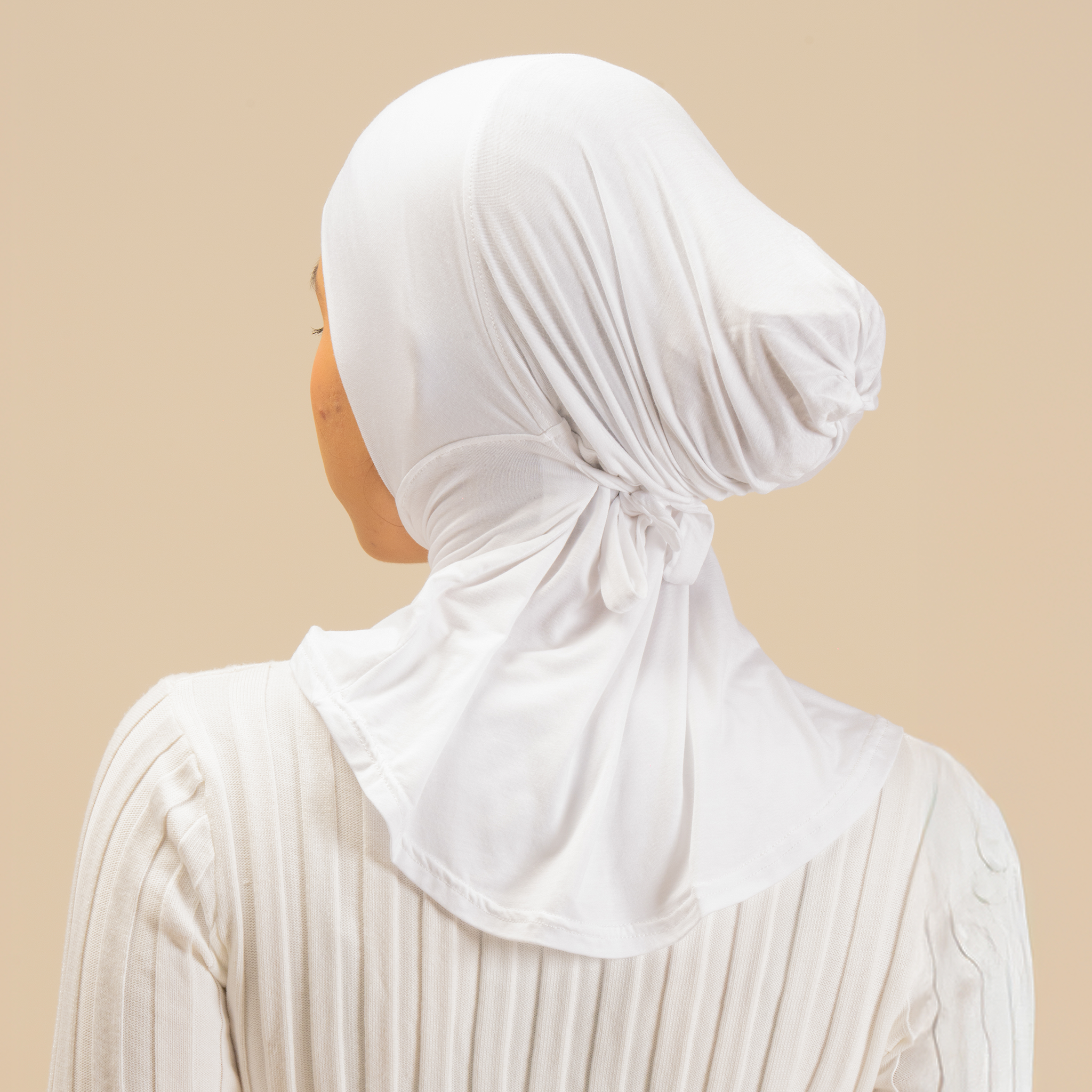 White Ninja Under scarf - Modest Wear For Women | Armario Modesto