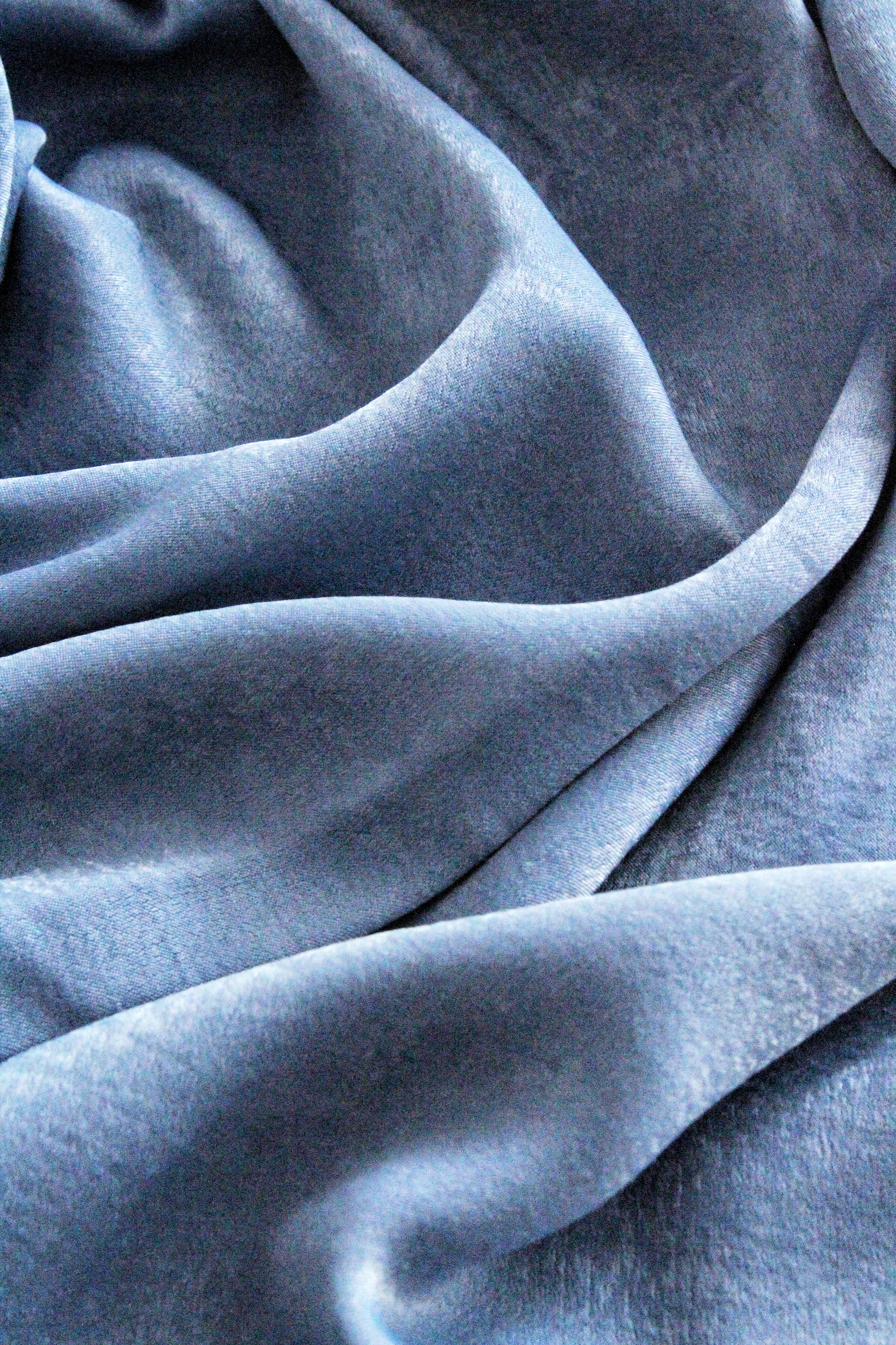 Denim Velvet Hijab - Modest Clothing For Women | Armario Modesto