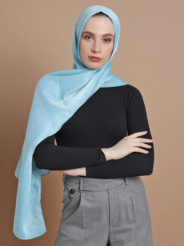 Air Force Velvet Hijab - Modest Clothing For Women | Armario Modesto