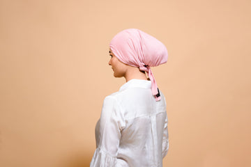 Blush Silk-Blend Satin Under scarf - Modest Clothing For Women | Armario Modesto