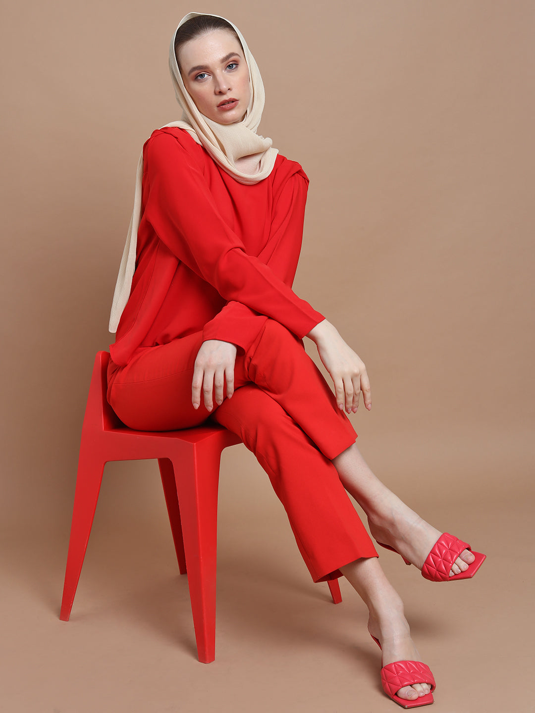Ginger Bread Crinkle Hijab - Modest Clothing For Women | Armario Modesto