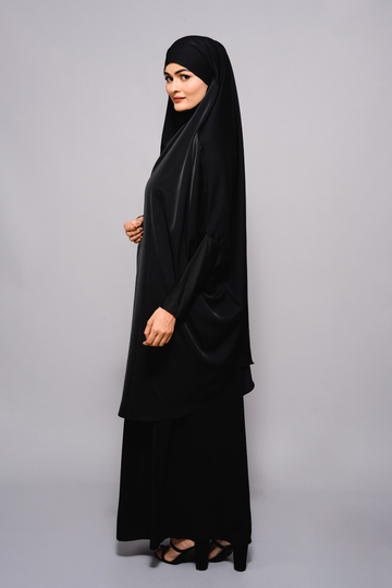 Jet Black Jilbab - Modest Clothing for Women | Armario Modesto