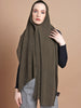 Khaki Crinkle Hijab - Modest Clothing For Women | Armario Modesto