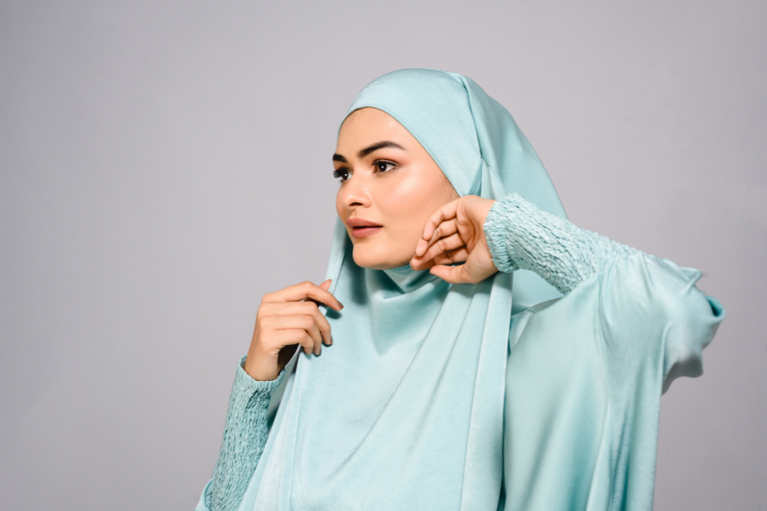 Mint Jilbab modest clothing for women with khimar


