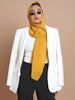 Mustard Crinkle Hijab - Modest Clothing For Women | Armario Modesto