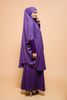 Elegant Sangria Jilbab modest wear with flowy design and breathable fabric for women