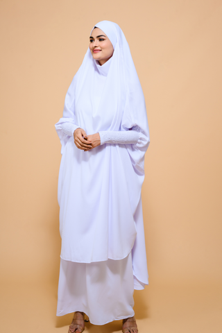 Snow Jilbab - Silk Blend Nida - Modest Clothing For Women | Armario Modesto